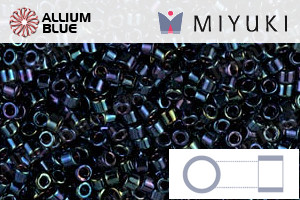 Miyuki Delica Bead 11/0 - DB0002 - Metallic Dark Blue Iris