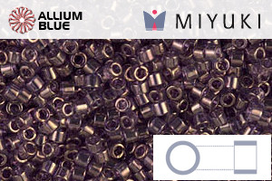 MIYUKI Delica® Seed Beads (DB0117) 11/0 Round - Violet Gold Luster [MYK- DB0117] • Swarovski Crystal Wholesale Online Shop, Allium Blue