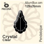 Preciosa Pendeloque (1003) 79x48mm - Metal Coating