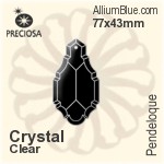 Preciosa Pendeloque (1004) 129x72mm - Metal Coating