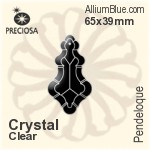 Preciosa Pendeloque (1006) 77x48mm - Metal Coating