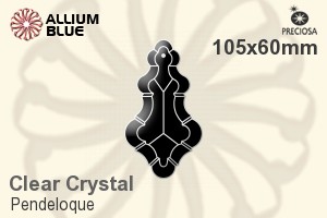 Preciosa Pendeloque (1006) 105x60mm - Clear Crystal