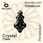 Preciosa Pendeloque (1006) 116x68mm - Metal Coating