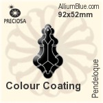 Preciosa Pendeloque (1006) 105x60mm - Metal Coating