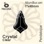 Preciosa Pendeloque (1008) 114x71mm - Metal Coating
