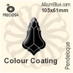 Preciosa Pendeloque (1008) 105x61mm - Metal Coating