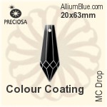 Preciosa MC Drop (1081) 18x50mm - Metal Coating