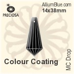 Preciosa MC Drop (1182) 14x38mm - Metal Coating