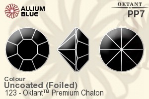 Oktant™ Premium 钻石形尖底石 (123) PP7 - 颜色 金色水银底 - 关闭视窗 >> 可点击图片