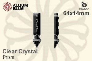 Preciosa Prism (137) 64x14mm - Clear Crystal