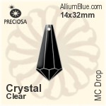 Preciosa MC Drop (1381) 15x38mm - Metal Coating