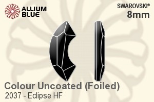 Swarovski Eclipse Flat Back Hotfix (2037) 8mm - Colour (Uncoated) With Aluminum Foiling