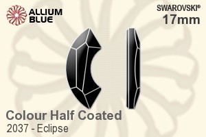 Swarovski Eclipse Flat Back No-Hotfix (2037) 17mm - Colour (Half Coated) Unfoiled - Click Image to Close