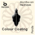 Preciosa Pendle (2074) 98x45mm - Clear Crystal