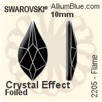 Swarovski Marquise Flat Back No-Hotfix (2201) 8x3.5mm - Color With Platinum Foiling