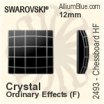 施华洛世奇 Starlet 熨底平底石 (2494) 10.5mm - 颜色 铝质水银底