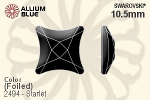 Swarovski Starlet Flat Back No-Hotfix (2494) 10.5mm - Color With Platinum Foiling