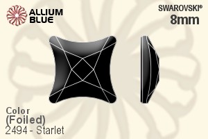 施華洛世奇 Starlet 熨底平底石 (2494) 8mm - 顏色 鋁質水銀底