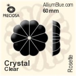 Preciosa Rosette (2528) 50mm - Metal Coating