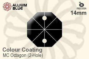 プレシオサ MC Octagon (2-Hole) (2552) 14mm - Colour Coating