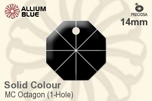 プレシオサ MC Octagon (1-Hole) (2571) 14mm - Solid Colour