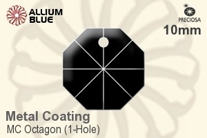 プレシオサ MC Octagon (1-Hole) (2571) 10mm - Metal Coating - ウインドウを閉じる