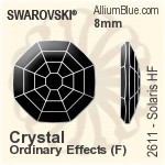 Swarovski Solaris Flat Back Hotfix (2611) 10mm - Color With Aluminum Foiling