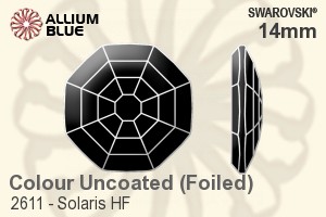 Swarovski Solaris Flat Back Hotfix (2611) 14mm - Color With Aluminum Foiling - Haga Click en la Imagen para Cerrar