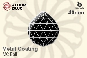 Preciosa MC Ball (2616) 40mm - Metal Coating - Click Image to Close