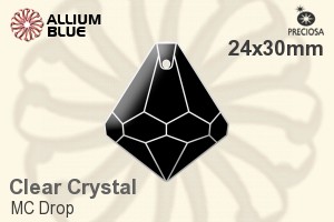 Preciosa MC Drop (2626) 24x30mm - Clear Crystal - Haga Click en la Imagen para Cerrar
