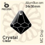 Preciosa MC Drop (2626) 24x30mm - Colour Coating