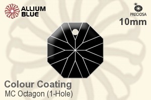 Preciosa MC Octagon (1-Hole) (2636) 10mm - Colour Coating - Haga Click en la Imagen para Cerrar