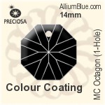 Preciosa MC Octagon (1-Hole) (2636) 16mm - Metal Coating