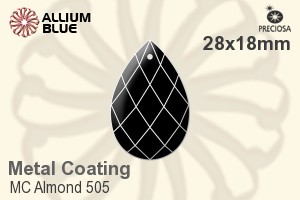 プレシオサ MC Almond 505 (2661) 28x18mm - Metal Coating - ウインドウを閉じる