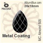Preciosa MC Almond 505 (2661) 51x33mm - Clear Crystal