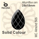 Preciosa MC Almond 505 (2661) 39x25mm - Colour Coating