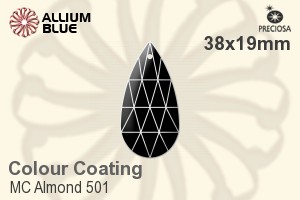 Preciosa MC Almond 501 (2662) 38x19mm - Colour Coating - 关闭视窗 >> 可点击图片