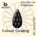 プレシオサ MC Almond 501 (2662) 25x13mm - Solid Colour