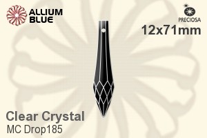 Preciosa MC Drop 185 (2679) 12x71mm - Clear Crystal - Click Image to Close