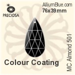 プレシオサ MC Almond 501 (2701) 89x44mm - Metal Coating