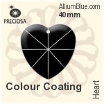 プレシオサ Heart (2718) 40mm - Metal Coating