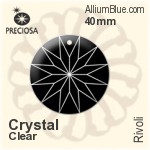 Preciosa Rivoli (2729) 40mm - Colour Coating