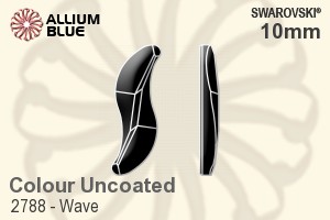 Swarovski Wave Flat Back No-Hotfix (2788) 10mm - Colour (Uncoated) Unfoiled - Click Image to Close