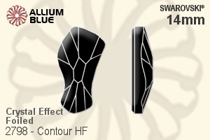 Swarovski Contour Flat Back Hotfix (2798) 14mm - Crystal Effect With Aluminum Foiling - Haga Click en la Imagen para Cerrar