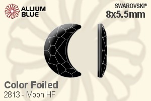 施华洛世奇 Moon 熨底平底石 (2813) 8x5.5mm - 颜色 铝质水银底 - 关闭视窗 >> 可点击图片