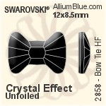 Swarovski Bow Tie Flat Back Hotfix (2858) 9x6.5mm - Color With Aluminum Foiling