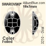 Swarovski XIRIUS Chaton (1088) SS39 - Color With Platinum Foiling