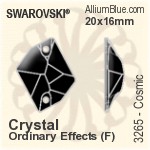 Swarovski XIRIUS Sew-on Stone (3288) 12mm - Color With Platinum Foiling