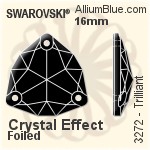 Swarovski Trilliant Sew-on Stone (3272) 16mm - Color Unfoiled