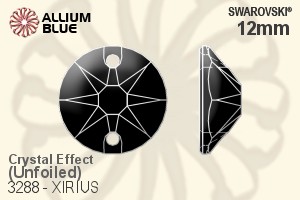 Swarovski XIRIUS Sew-on Stone (3288) 12mm - Crystal Effect Unfoiled - Haga Click en la Imagen para Cerrar